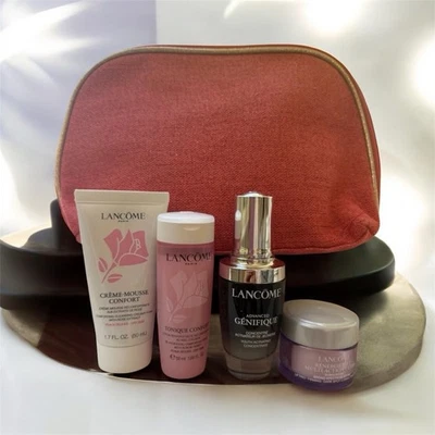 lancome 4 шт. набор для ухода за кожей — тонер, genifique, renergie Lift Ultra крем и мышь - Изображение 1 из 2