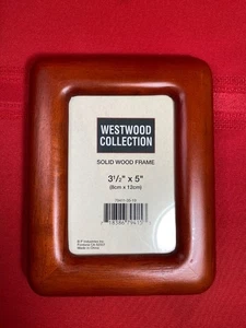 Westwood Coll. Massiver Kirschholzrahmen hält 3,5" x 5" abgerundete Ecken schön - Bild 1 von 21