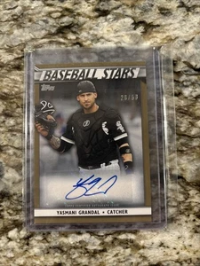 Yasmani Grandal 2020 Topps Update Stars Gold Auto #/50 Chicago White Sox - Imagen 1 de 2