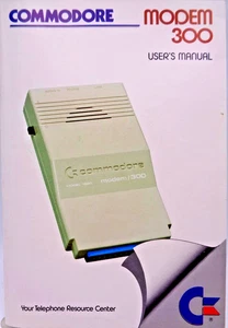 COMMODORE 64/128 -- MANUALE UTENTE MODEM 300 (COMMODORE - MANUALE) #2EN - Foto 1 di 8