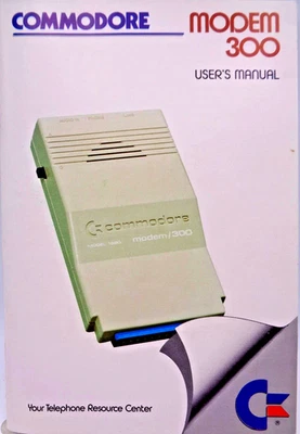COMMODORE 64/128 -- MODEM 300 USER`S MANUAL (COMMODORE - MANUAL) #2EN - Bild 1 von 4