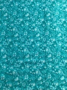 100% Cotton Quilting Fabric from Fabri-Quilt Assorted Turquoise BTY - Picture 1 of 2