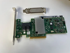 IBM 46C9115 LSI SAS9340-8i PCIe-x8 SAS RAID Controller 0G42096 00FC631 Both BKT - Picture 1 of 1