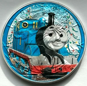 Thomas the Train - American Silver Eagle 1oz. .999 Limited Ed Silber Dollar Münze - Bild 1 von 5