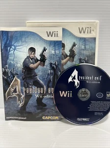 Resident Evil 4 -- Wii Edition (Nintendo Wii, 2007) Complete Game Case & Manual - Picture 1 of 6