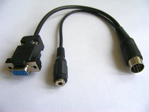 Atari ST STE VGA monitor adapter + Audio OUT (Cubase, Notator) High resolution - Bild 1 von 1