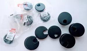 Lot mixte de 17 œillets et couvercles d'entrée de câble noirs 2,25" et 3" neufs jamais utilisés - Photo 1/8
