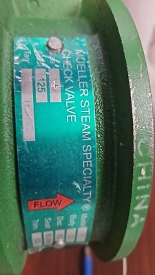 Válvula de retención de doble disco MUELLER STEAM SPECIALTY 4 71AHB3H 1RNP4 👀 GR8 COMPRAR Foto 1 de 4