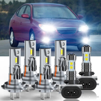 Faros LED altos bajos antiniebla para Hyundai Santa Fe 2007 2008 2009-2012 Foto 1 de 4