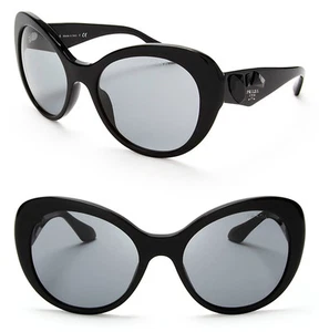 PRADA Voice PR 26QS / SPR 26Q Black Crystal Embellished Acetate Sunglasses - Picture 1 of 5