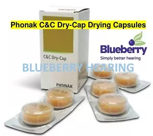 Cápsulas de secado para audífonos para TODOS LOS TIPOS - tapa seca Phonak C&C de primera calidad - Imagen 1 de 10