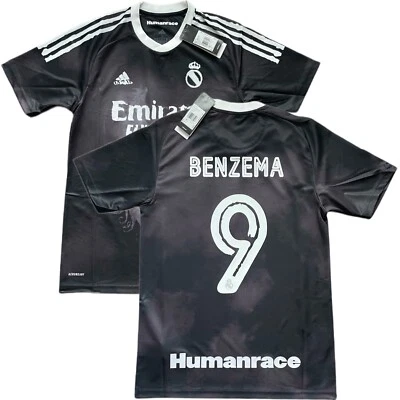 2020/21 Real Madrid 4th Jersey #9 Benzema Small Human Race Pharrell Willams NEW - Image 1 of 4