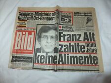 BILD ZEITUNG 7.3.1991 März Wir sind ein Volk - Franz Alt - Geburtstag Geschenk