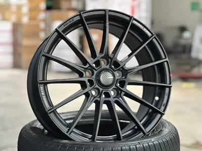 Nuevo 17x7.5J ENKEI TUNING FC01 (4 ruedas) 5x114.3 apto HONDA TOYOTA MAZDA NEGRO Foto 1 de 4