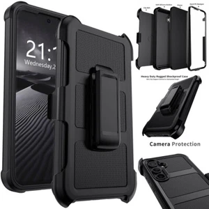 For Samsung Galaxy S24/Plus/FE/Ultra Hard Case Shockproof Rugged Cover/Belt Clip - Picture 1 of 47