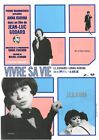 My Life To Live:Jean-Luc Godard- Original Japanese  Mini Poster Chirashi