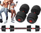 Adjustable Weight Dumbbell Barbell Kit 44LB/ 66LB/ 88LB Home Workout Equipment  