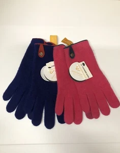 Touchscreen Gloves. 10% Cahmere, 90% Merina Wool. - Picture 1 of 3