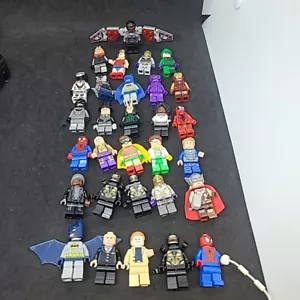 Lego Minifigures Lot Of DC/Marvel Super Hero Lot Of 30 #2 - Picture 1 of 7