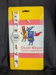 Vtg New in Pkg Oscar Mayer Wiener x Kraft Mac & Cheese Collab Watch NOS - Picture 1 of 6