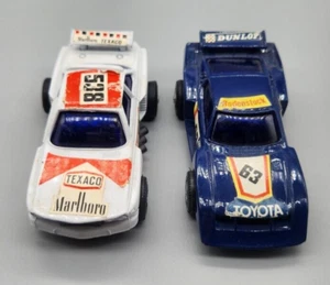 Used Texaco BMW and Dunlop Toyota 3.5 CSL Arexons Pullback Racer Pops Wheelies - Picture 1 of 19