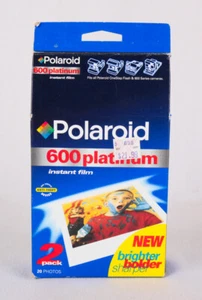 Polaroid 600 Platinum 2 Pack Film (20 photos), Exp May, 1999 - Picture 1 of 3