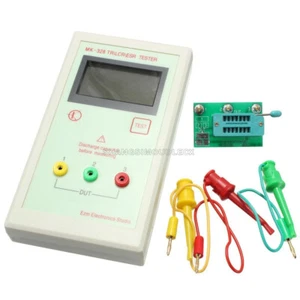 Probador de transistores LCD MK-328 TR capacitancia de diodo medidor LCR ESR PNP/NPN M100 - Imagen 1 de 4