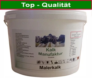 Malerkalk 12 - 36 Monate 10 Kg 100 % Natur Kalkputz Kalkfarbe Schlämme Sumpfkalk - Bild 1 von 1