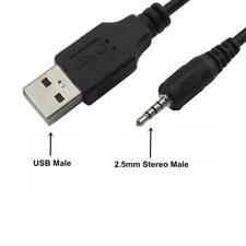 Usb To 2.5Mm Male Ancable Headphone Charger Cable For Synchros E40bt- E30 R0K2