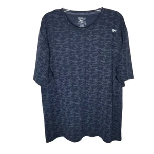 Camiseta Reebok Hombre Talla 2XL Negra Gris Manga Corta - Imagen 1 de 12