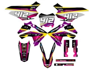 2013-2018 CRF 125 SURGE Purple Senge Graphics Kit Compatible with Honda - Picture 1 of 10