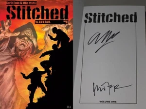 Stitched Volume 1 Hardcover GN Signed Garth Ennis Mike Wolfer Limited Boys NM - Picture 1 of 6