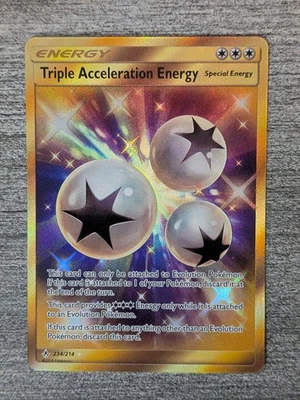 Pokémon TCG Triple Acceleration Energy 234/214 Secret Rare Holo NM - SP97 - Image 1 of 2