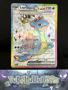Pokemon Card Lapras EX 158/142 Stellar Crown Full Art Ultra Rare Near Mint - Picture 1 of 2