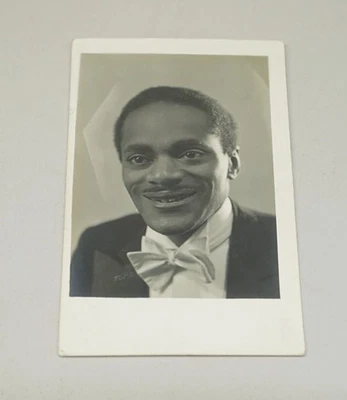 CIRCA 1930 - 1940S AFROAMERICANO NEGRO AMERICANO ARTISTA CUBANO POSTAL Foto 1 de 3