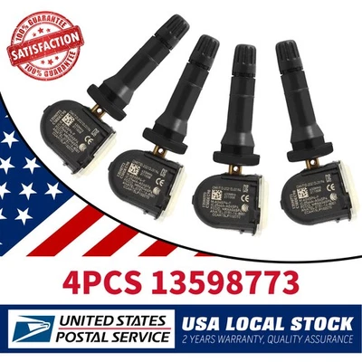 Sensor de presión de neumáticos 4 piezas OEM 13598773 TPMS 433 MHz para Buick LaCrosse 2017-2019 Foto 1 de 4