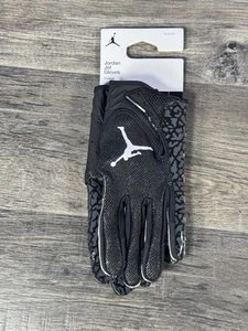 Guantes de fútbol Nike Jordan Vapor Jet 7.0 estampado elefante "OREO" talla mediana - Imagen 1 de 4