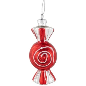 Northlight 4" Peppermint Candy Glass Christmas Ornament - Picture 1 of 5