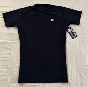 Starter Performance Fitted Tee Large 42/44 Navy Dri Star Moisture Wicking NWT - Picture 1 of 9
