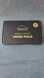 QOGRISUN 5 pack Brass Cabinet Pulls Gold Style T Bar Handles Knobs Hardware #4 - Picture 1 of 5
