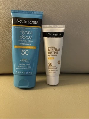 Neutrogena Purescreen + Tinte UV Mineral FPS 30 Med 1.1 OZ - Hydro Boost FPS 50 Foto 1 de 3