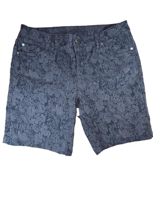 Shorts feminino Vera Wang 8 cinza texturizado - Imagem 1 de 4