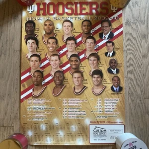 INDIANA UNIVERSITY HOOSIERS BALONCESTO HOMBRE Lista y Calendario 2009-2010 - Imagen 1 de 4