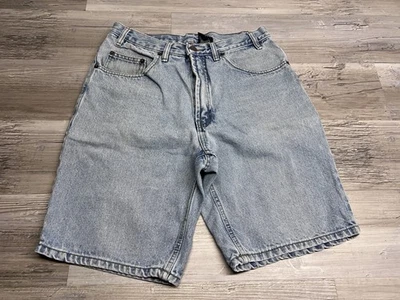Vintage Y2K Denim Route 66 Jean Dad Shorts Mens Size 30 Skater Light Wash Faded - Imagem 1 de 4