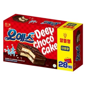 Haitai Oh Yes! Pastel Recubierto de Chocolate Original (Caja Paquete 28) de Corea - Imagen 1 de 1