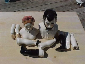Kits de muñecas de porcelana vintage Geri Milano Arabham Lincoln y Mary Todd y patrones - Imagen 1 de 1