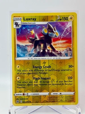 Reverse Holo Luxray 051/172 Brilliant Stars Rare Pokemon TCG - Image 1 of 2