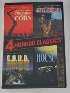 4 Horror Classics DVD  Children Of The Corn Creepshow 2 C.H.u.d. House - Bild 1 von 5