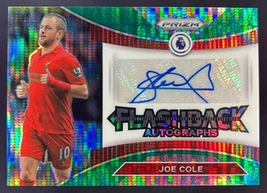 Panini Prizm Premier League 2022 Joe Cole AU Green Pulsar #FA-JOE Liverpool - Imagen 1 de 10