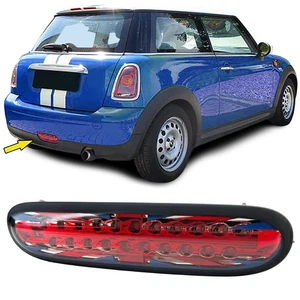 Per Mini R56 R57 Cabrio One Cooper D 2006-10 LED Fari Anti Nebbia Nero Rosso - Picture 1 of 6